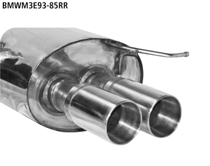 Endschalldämpfer mit Doppel-Endrohr 2 x Ø 85 mm (im RACE-Look) B