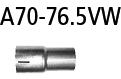 Adapter Performance Katalysator / Katalysator-Ersatzrohr auf Spo