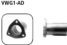 Frontadapter (3-Loch-Flansch)