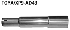 Verbindungsrohr auf Katalysator (nur für 51 KW Modelle)