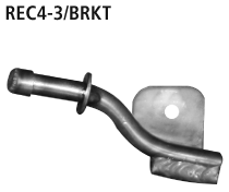 Halter für Endrohrsatz RH