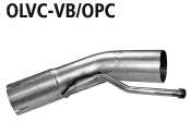 Adapterrohr für Montage OLVC-OVALL + OLVC-OVALR + OLVC-3A auf Se