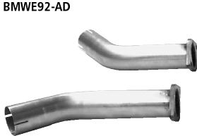 Adapterrohrsatz Endschalldämpfer auf Serie