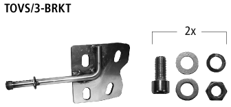 Halter für Endschalldämpfer LH inkl. 2 Befestigungsschrauben