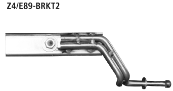 Halter hinten für Endschalldämpfer RH